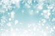 © Zaleman - Snowflakes in snowfall background, Christmas background with snowfall, abstract winter background