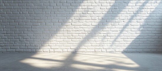Aufkleber - White brick wall. with copy space image. Place for adding text or design
