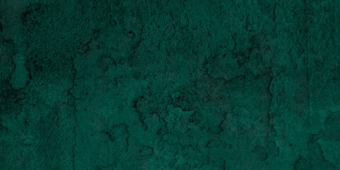 Aufkleber - Abstract grunge dark green cement wall texture background. Texture of a concrete wall with cracks and scratches .Grunge Close up abstract empty of black and green modern wallpaper texture background .