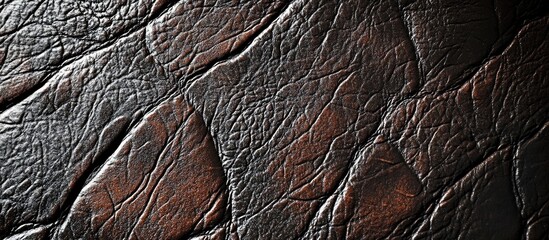 Aufkleber - Closeup of leather texture Valuable as a background for design projects. with copy space image. Place for adding text or design