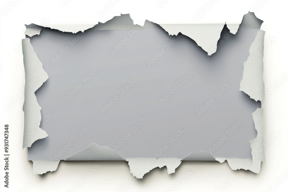Isolated ripped paper from a notebook or sheet on a transparent PNG ...