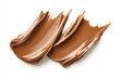 © Avve Diana  - Isolated chocolate liquid smear or stain on chocolate cream spread background.