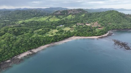 Wall Mural - Aerial View of Playa Panama and Bahia Culebra in Guanacaste, Costa Rica