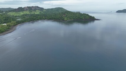 Wall Mural - Aerial View of Playa Hermosa in Guanacaste, Costa Rica