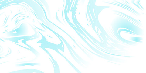Wall Mural - abstract pattern white and blue marble texture and background. liquify swirl blue and white color ar