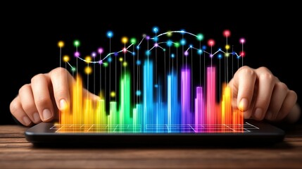 Poster - Colorful Data Visualization with Touch Interaction