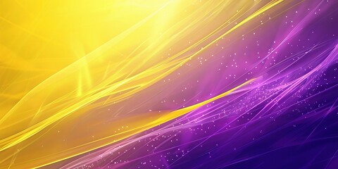 Canvas Print - a yellow and purple gradient for background