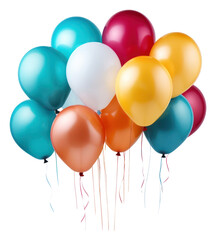 Canvas Print - PNG Balloons background anniversary celebration.