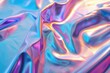 © cochisevisuals - Abstract holographic background with iridescent colors and texture.