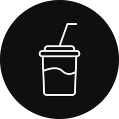 Poster - Soft Drink Vector Icon Design