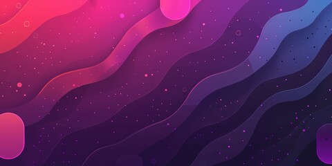 Canvas Print - purple wavy gradient