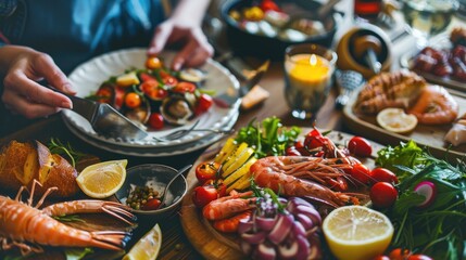 Seafood consumption, for example, mercury levels and possible allergic reactions.