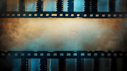 Sticker - Background of retro film overly, image with scratch, dust, and light leaks; great for overlay.