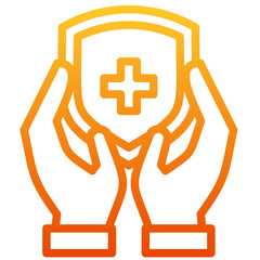 Canvas Print - Health Insurance Icon