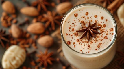 Poster - Eggnog with Cinnamon and Star Anise