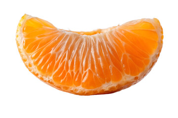 Wall Mural - peeled tangerine isolated on transparent background png