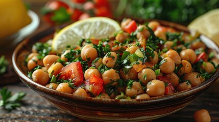 Poster - Delicious Chickpea Salad