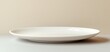 © Amara - White Plate Minimalism Lowangle perspective centered composition glossy surface concept of simplicity and clean design 159 characters