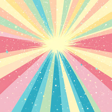 Charming Concentric Line Explosion Background for Comics