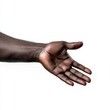 © Антон Сальников - Cut out transparent hand or male palm on white