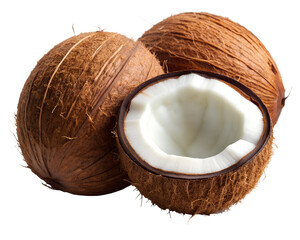 Wall Mural - coconut isolated on transparent background png