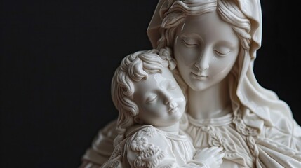 mother mary and child jesus in porcelaine  mother mary and child jesus in porcelaine