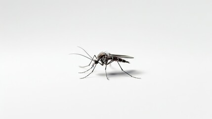 small mosquito isolated on white background mosquito isolated on white background