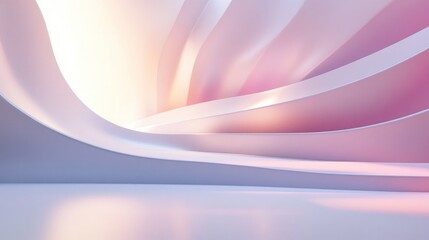 Aufkleber - 3D rendering of an abstract background suitable for product display in an exhibition setting