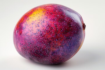 Canvas Print - A Close-Up of a Red and Yellow Mango