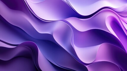 Abstract background featuring a fluid gradient with vibrant purple waves in a three dimensional design