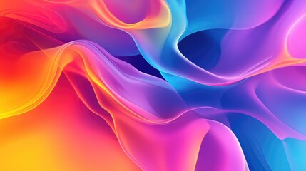 Poster - Abstract background with vibrant colors and dynamic shapes creating a visually appealing and modern design suitable for various projects