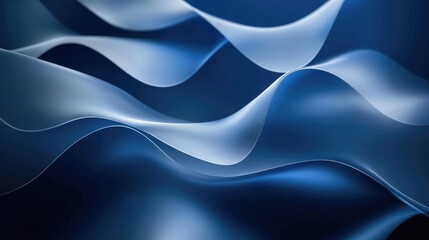 Poster - Abstract blue background design