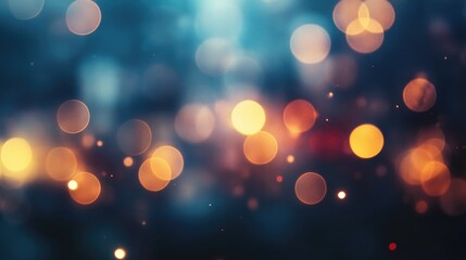 Poster - Abstract Bokeh Light Background Blurred backdrop featuring soft bokeh lighting effects
