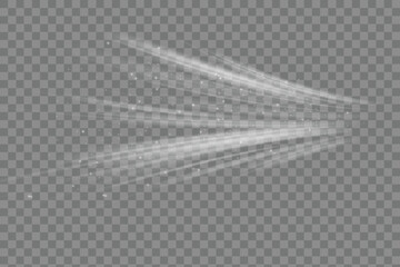 Poster - Stream of fresh wind png. Imitation of the exit of cold air from the air conditioner. Cold winter wind texture. Holiday vector blizzard. Christmas effect of a cold blizzard. Vector PNG.