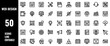 © iconstock - 50 Web Design Icons Set Line Editable Vector Illustration