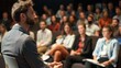 © Anna - Entrepreneurs present their ideas to a panel of judges, showcasing creativity and ambition in a competitive setting filled with anticipation and hope