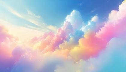 Canvas Print - clouds and sun