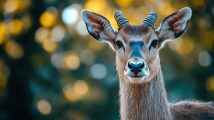 Wall Mural - A Curious Gazelle Portrait