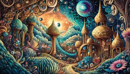 Wall Mural - fantasy landscape