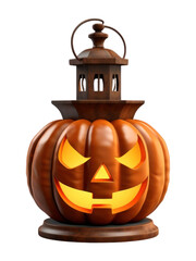 Sticker - PNG Halloween lantern pumpkin anthropomorphic.