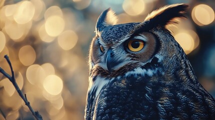 Canvas Print - Majestic Owl Portrait