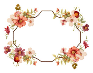 Wall Mural - PNG Pattern flower plant freshness.