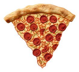 Canvas Print - PNG Pizza food pepperoni freshness.