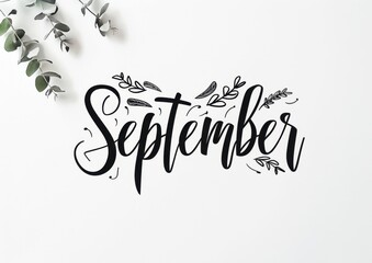 Poster - Hand-lettered logo with the word 