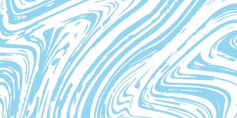 Wall Mural - abstract pattern white and blue marble texture and background. liquify swirl blue and white color ar