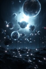 Wall Mural - cosmic symphony: a journey through the stars