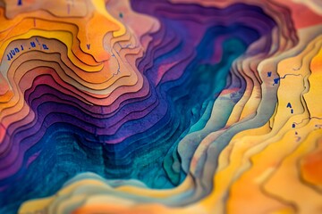 Wall Mural - abstract background of waves