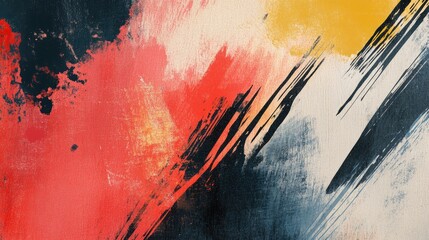 Poster - Abstract brush painting for use as a background