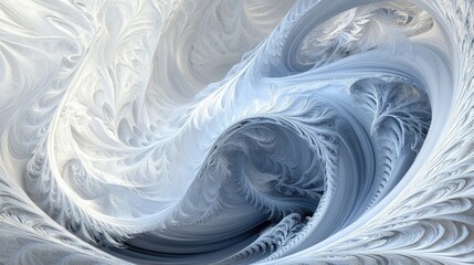 Poster - Abstract 3D fractal design suitable for use as a background