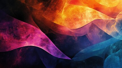 Poster - Abstract background design featuring colorful shapes and textures suitable for various creative projects and digital applications